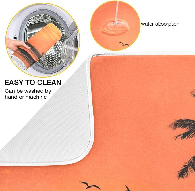 Summer Tropical Sunset Palm