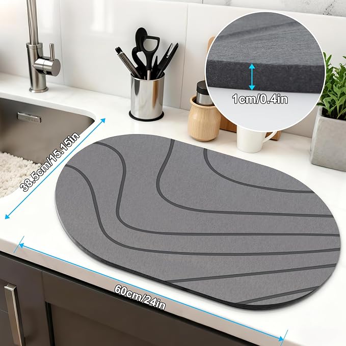 Dark Gray Oval