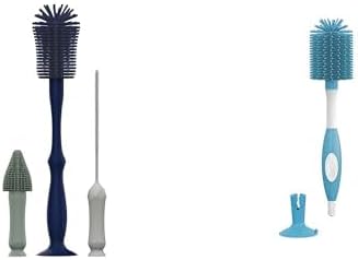 Silicone Brush Set + Soft Touch, Blue