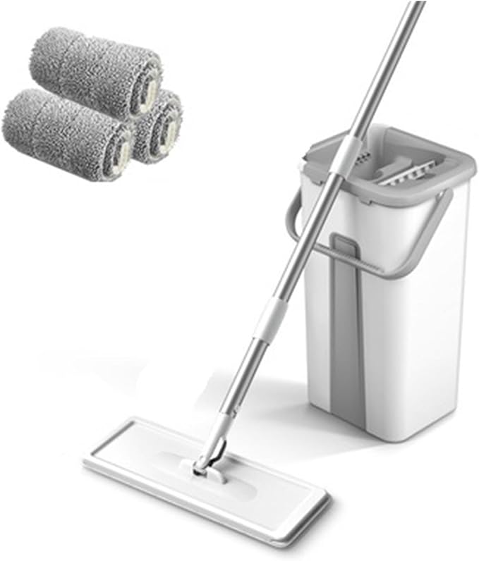 Bucket-mop-3cloth