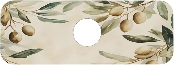 Watercolor Olive Leaf