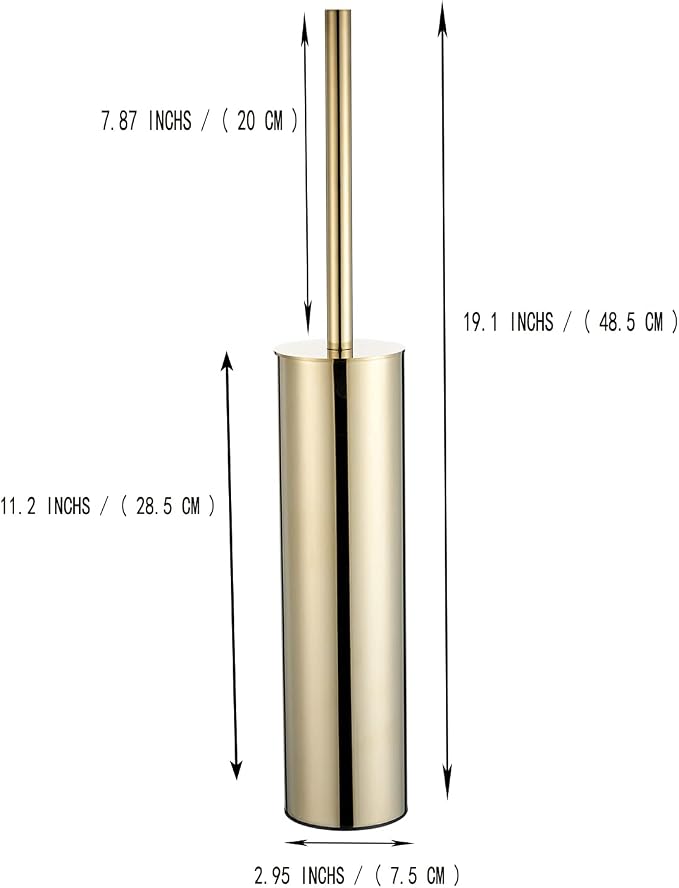 19-inch Round High Polished Gold