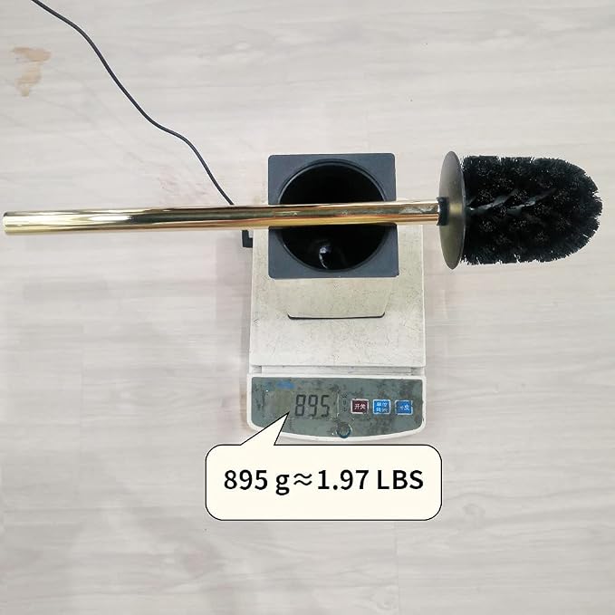 17-inch High Square Polished Gold