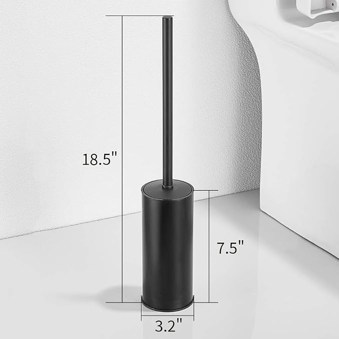 18-inch Round High Matte Black