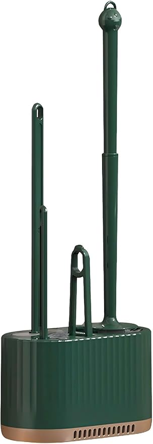 4 in 1 Toilet Brush and Holder Set （dark Green ）
