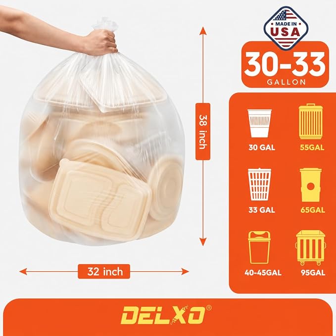 33Gal-250Ct(Clear)