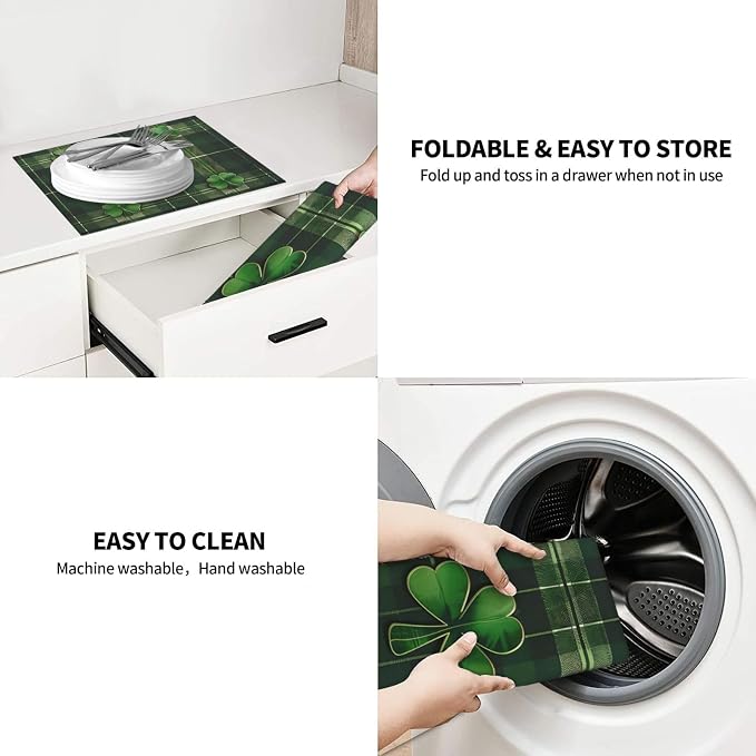 Buffalo Plaid Leaf Clover