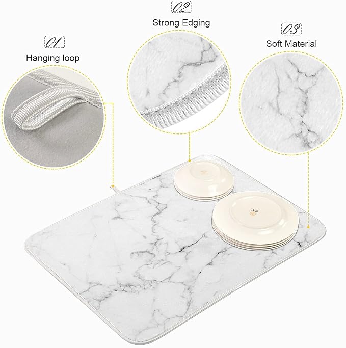 36 Whtie Marble Print