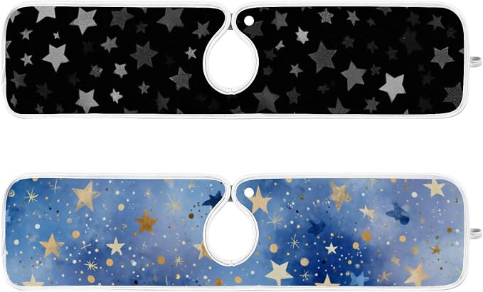 Black and Blue Stars