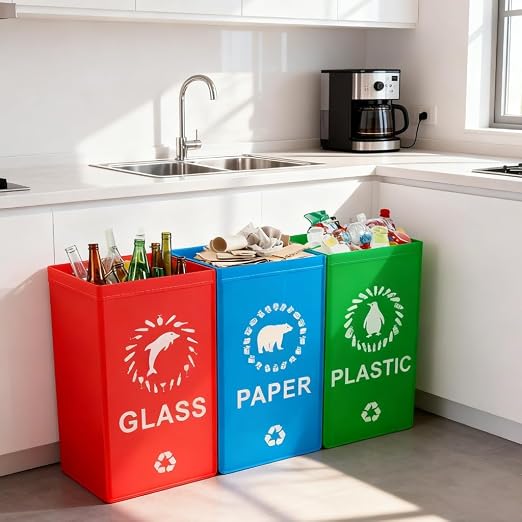 A set of three color