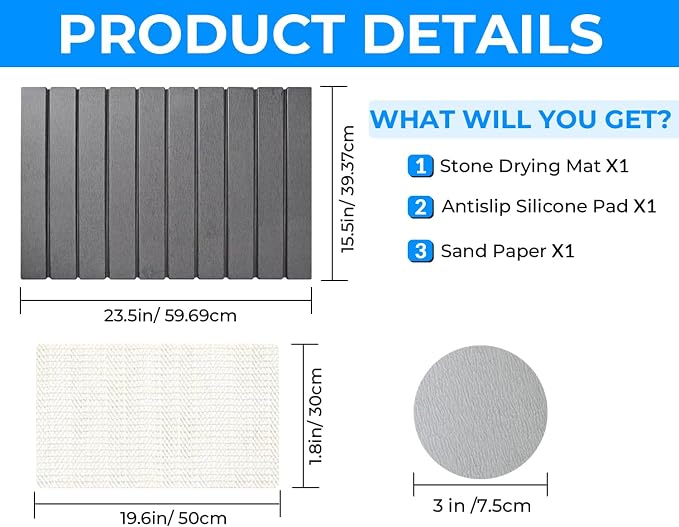 Dark Gray Drying Mat