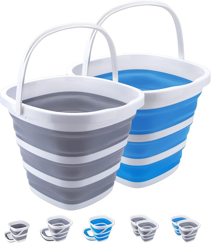 2 Pack - Blue+grey - 10l