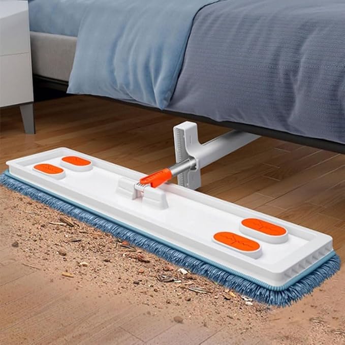 White Mop+4pcs Rag