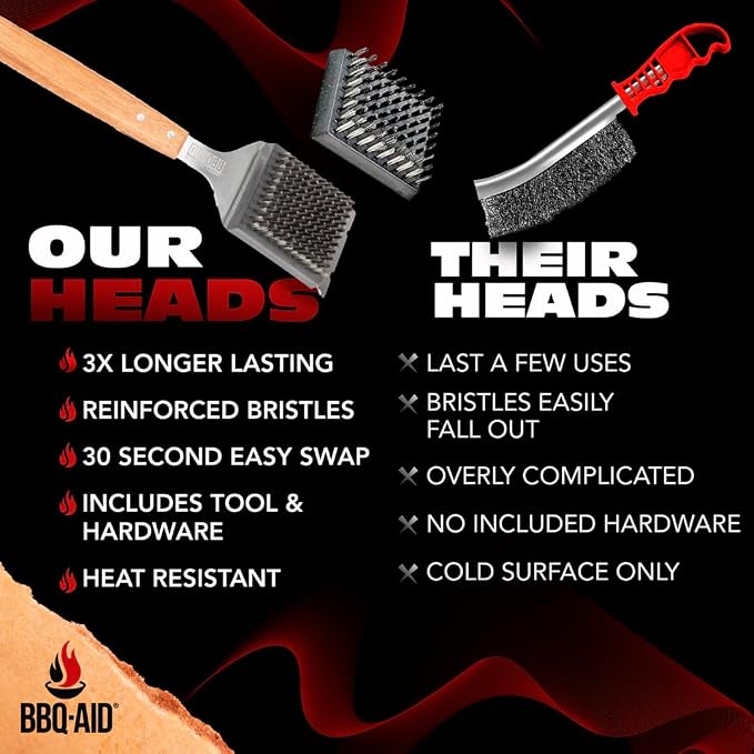 Grill Brush Replacement Head