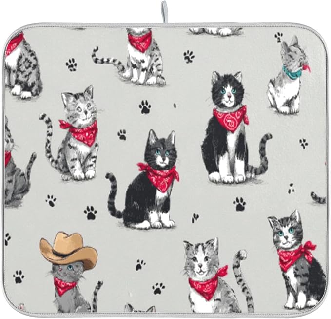 playful kittens in cowboy attire