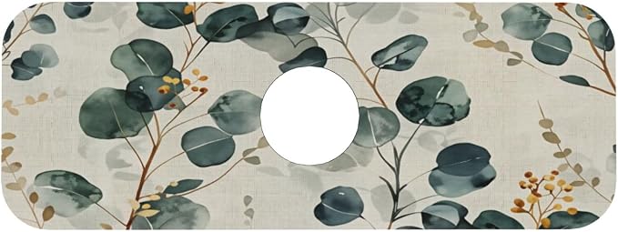 Eucalyptus Leaves Floral Watercolor Style