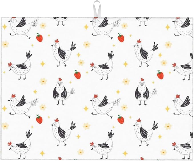 Cute Rooster Strawberry