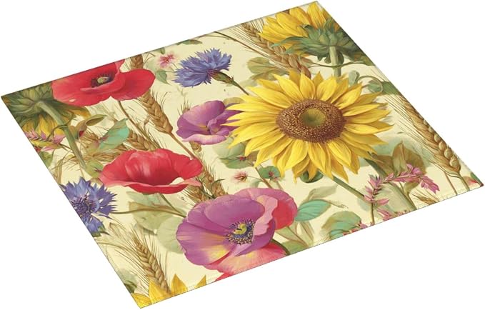 Fall Sunflowers Cornflowers