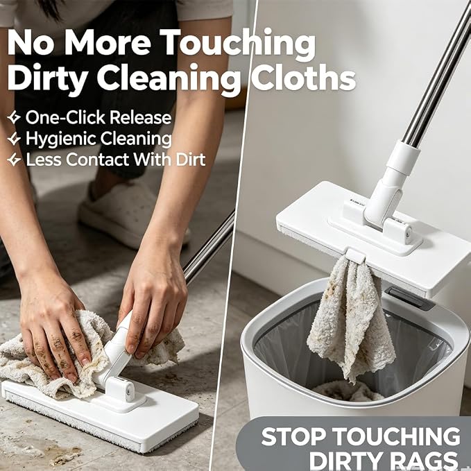 1 Mop, 10 Cleaning Cloths