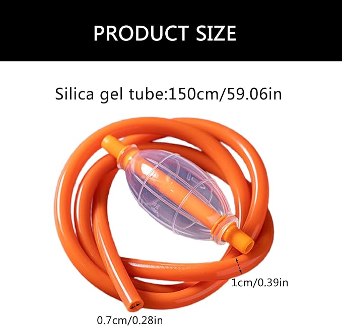 1.5m Tube Black
