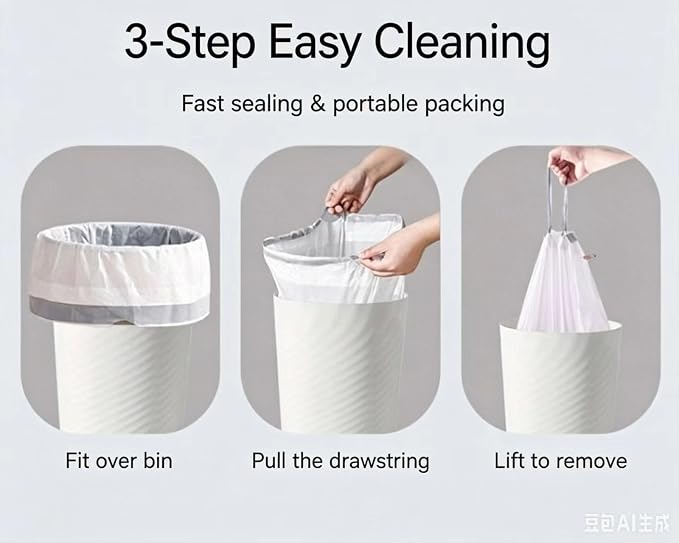 4 Gallon | 17.7×17.7 Inch, White