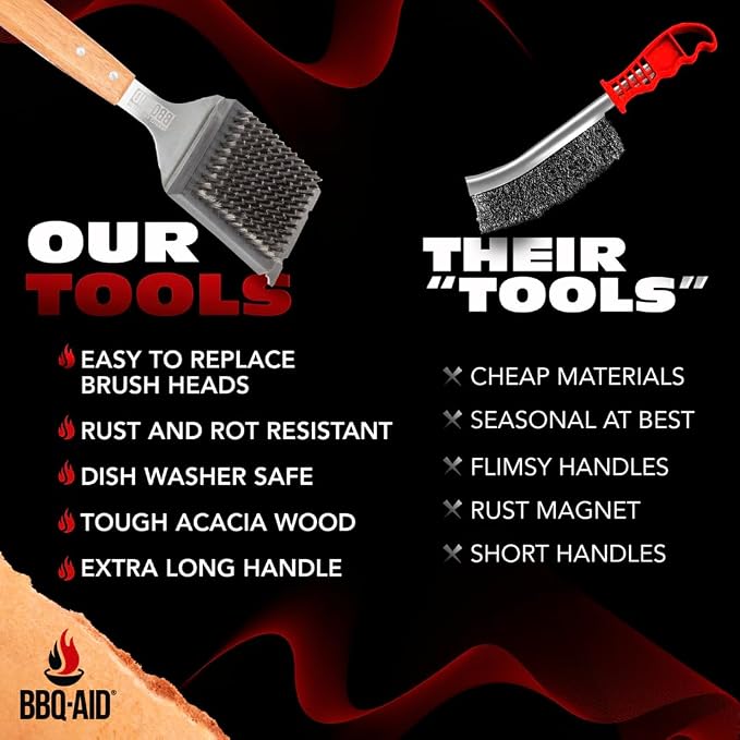 Grill Brush & Scraper