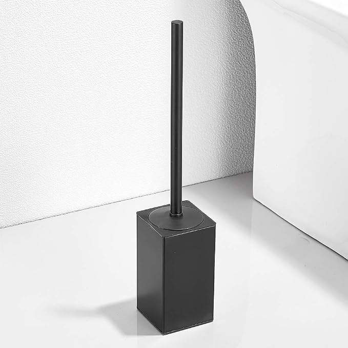 17-inch High Square Matte Black