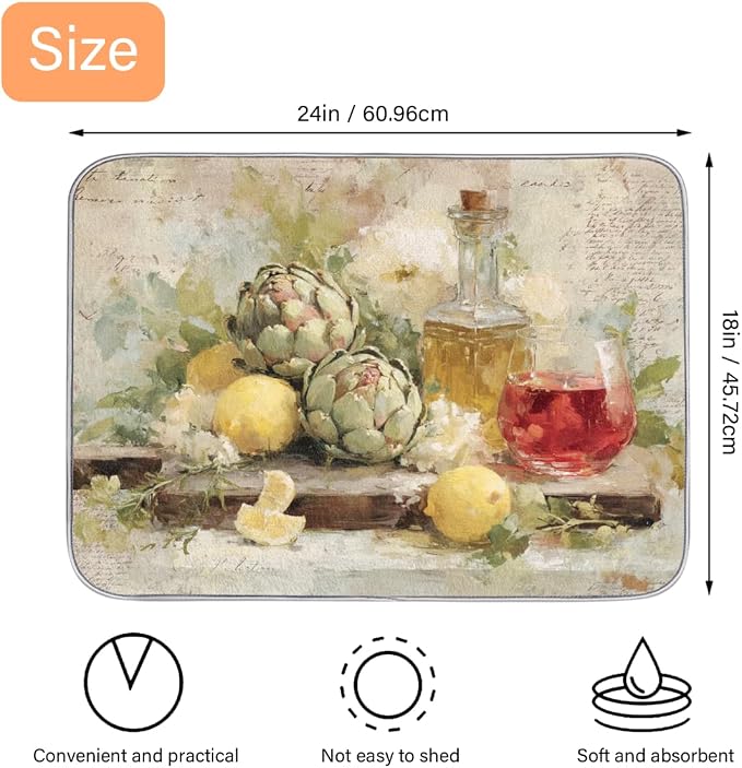 Rustic Vintage Wine Lemon