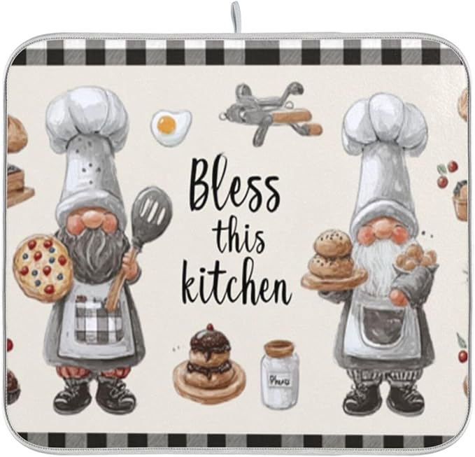chef hats holding baking tools