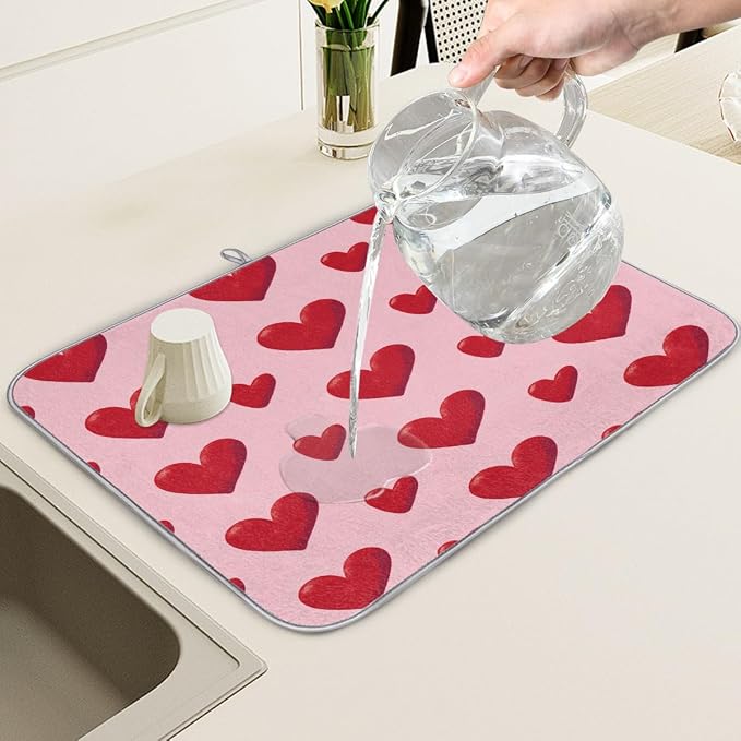 Pink Red Hearts