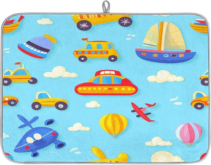 Colorful Cars And Boats