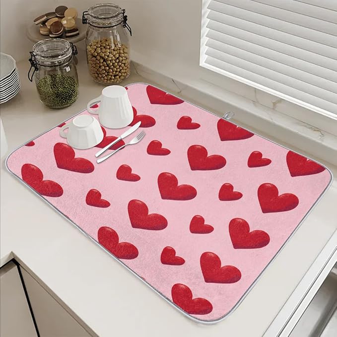 Pink Red Hearts