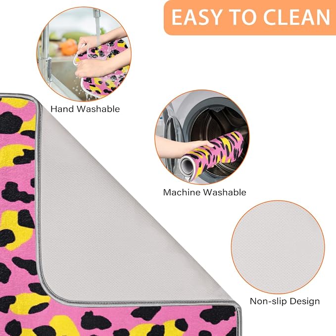 Pink Yellow Leopard