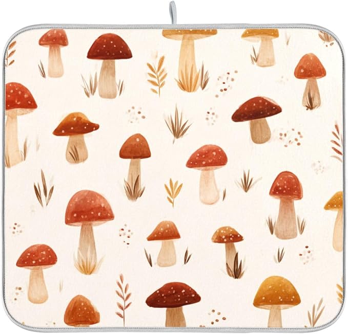 Beige Mushroom Leaves