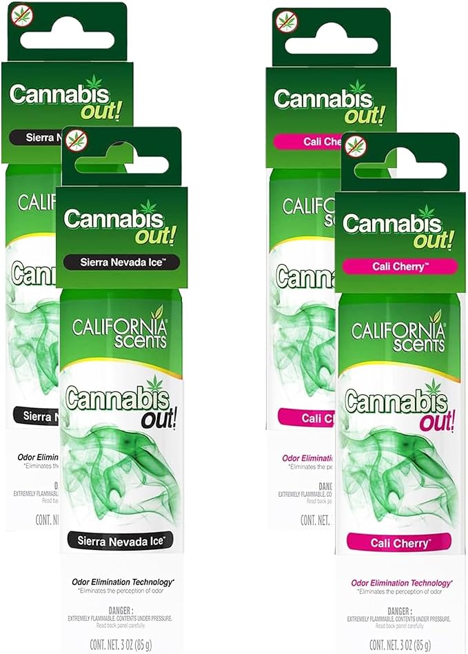 Cannabis Out Cherry + Ice Spray Combo Kit