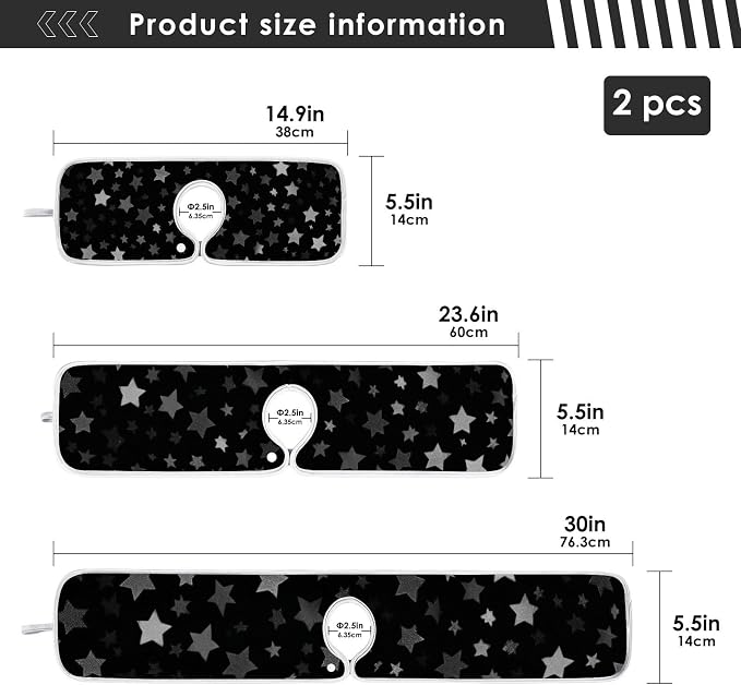 Black and Blue Stars