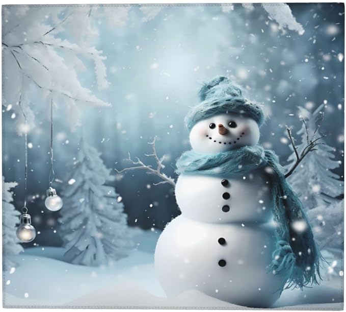 Christmas Snowflake Snowman