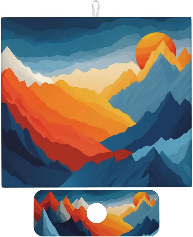Colorful Mountains Sunset