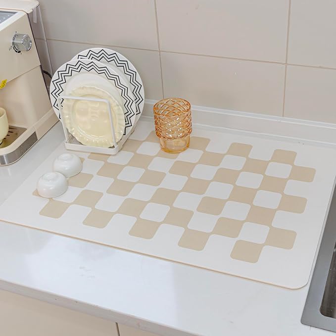 Beige Checkered
