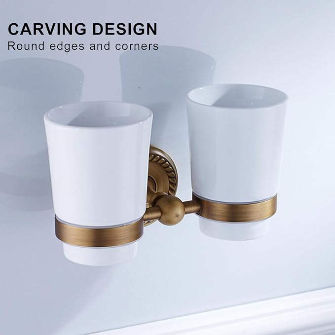 Double Toothbrush Holder