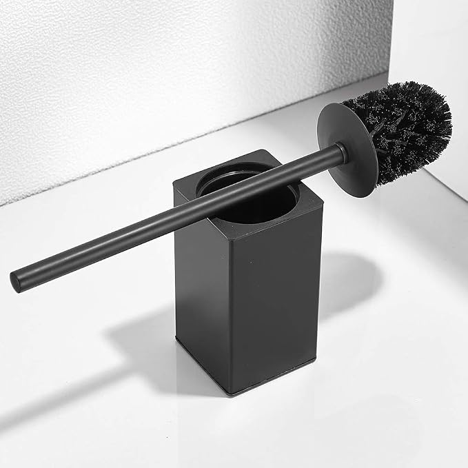17-inch High Square Matte Black