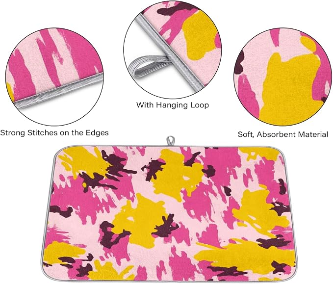 Pink Yellow Print