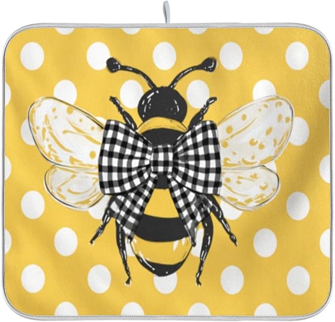 yellow polka dots