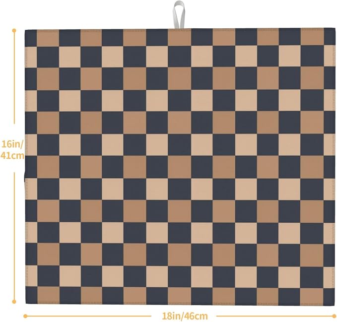 Brown Navy Checkered