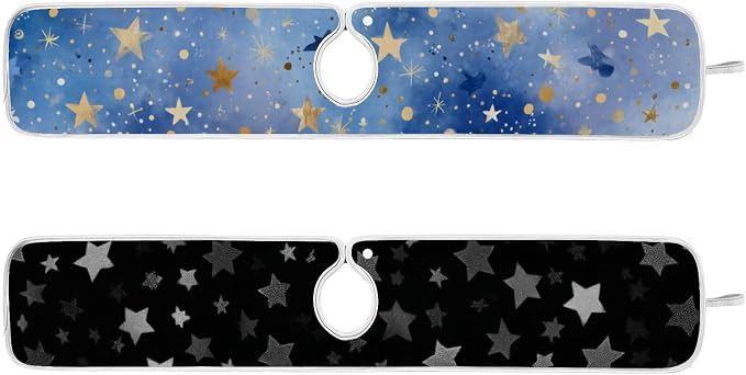 Black and Blue Stars
