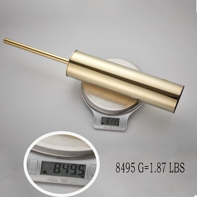 19-inch Round High Polished Gold