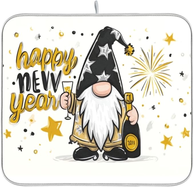 cute gnome new year