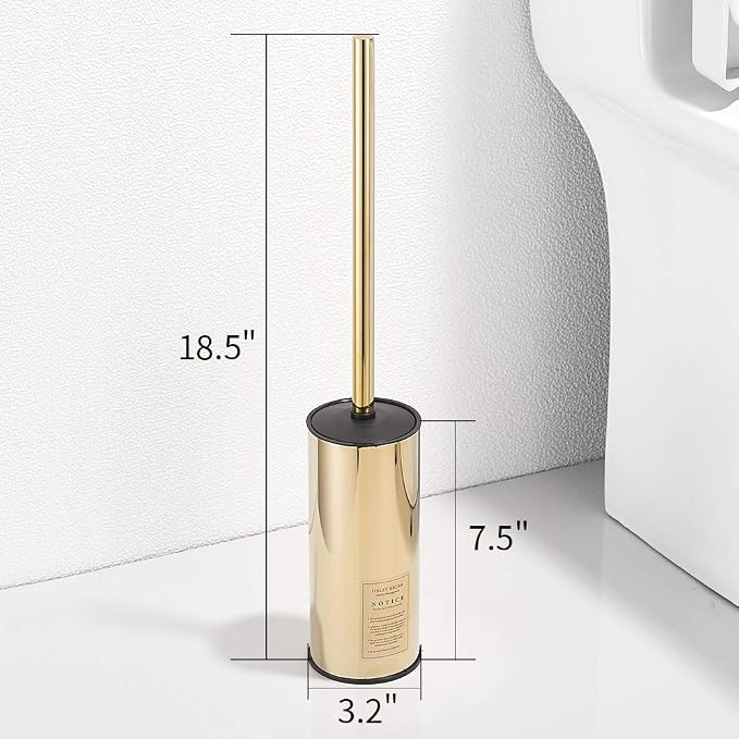 18-inch Round High Polished Gold