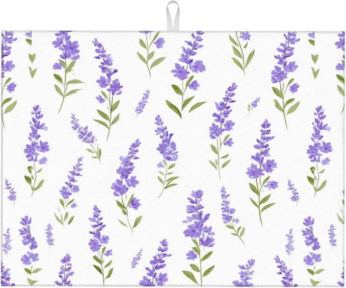 Lavender White Pattern