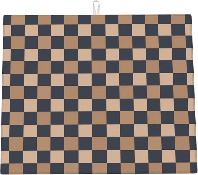 Brown Navy Checkered